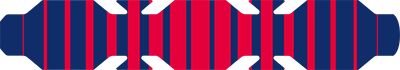 Adhesivo Bandera Azulgrana