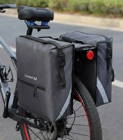 Bolsa de sillín para bicicleta - color negro Codex-U