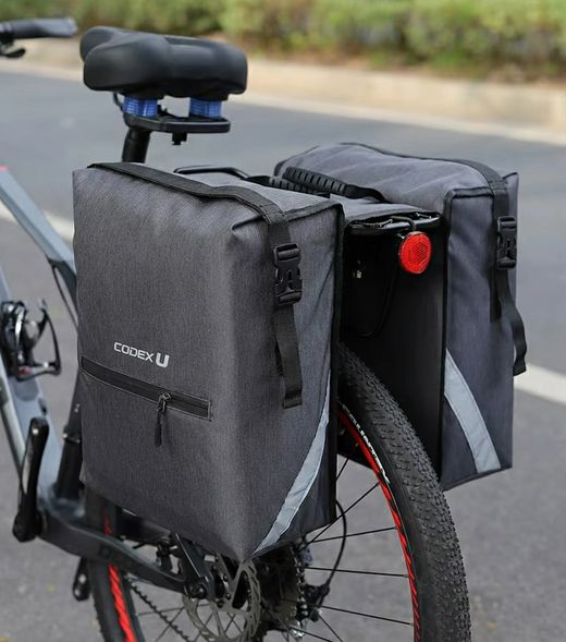 Bolsa de sillín para bicicleta - color negro Codex-U