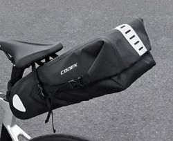 Bolsa trasera para portaequipajes de bicicleta color negro Codex-U