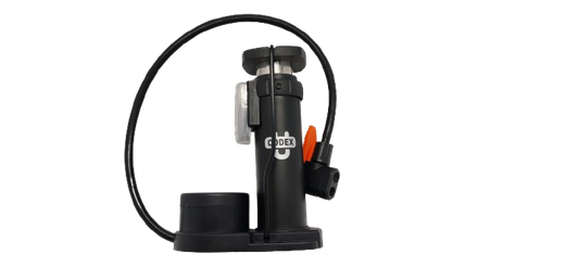 Bomba de aire para bicicleta con manómetro Codex-U