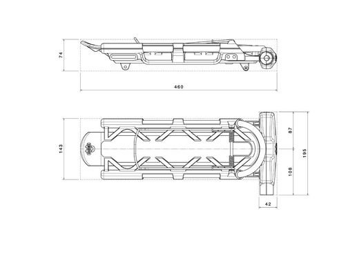 Candado en U de Alta Seguridad para Bicicletas 145 x 277 mm