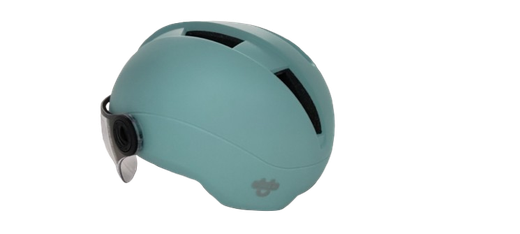 Casco de bicicleta con visera - color azul Codex-U