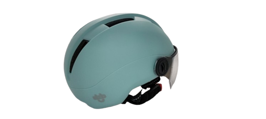 Casco de bicicleta con visera - color azul Codex-U