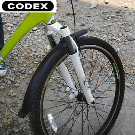 Guardabarros para bicicleta - color negro Codex-U