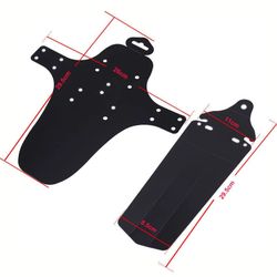 Guardabarros para bicicleta color negro Codex-U