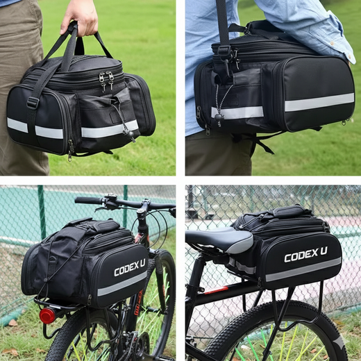 Kit de bolsa delantera y bolsa de sillín para bicicleta Codex-U