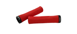 Puños de manillar de silicona para bicicleta color rojo Codex-U
